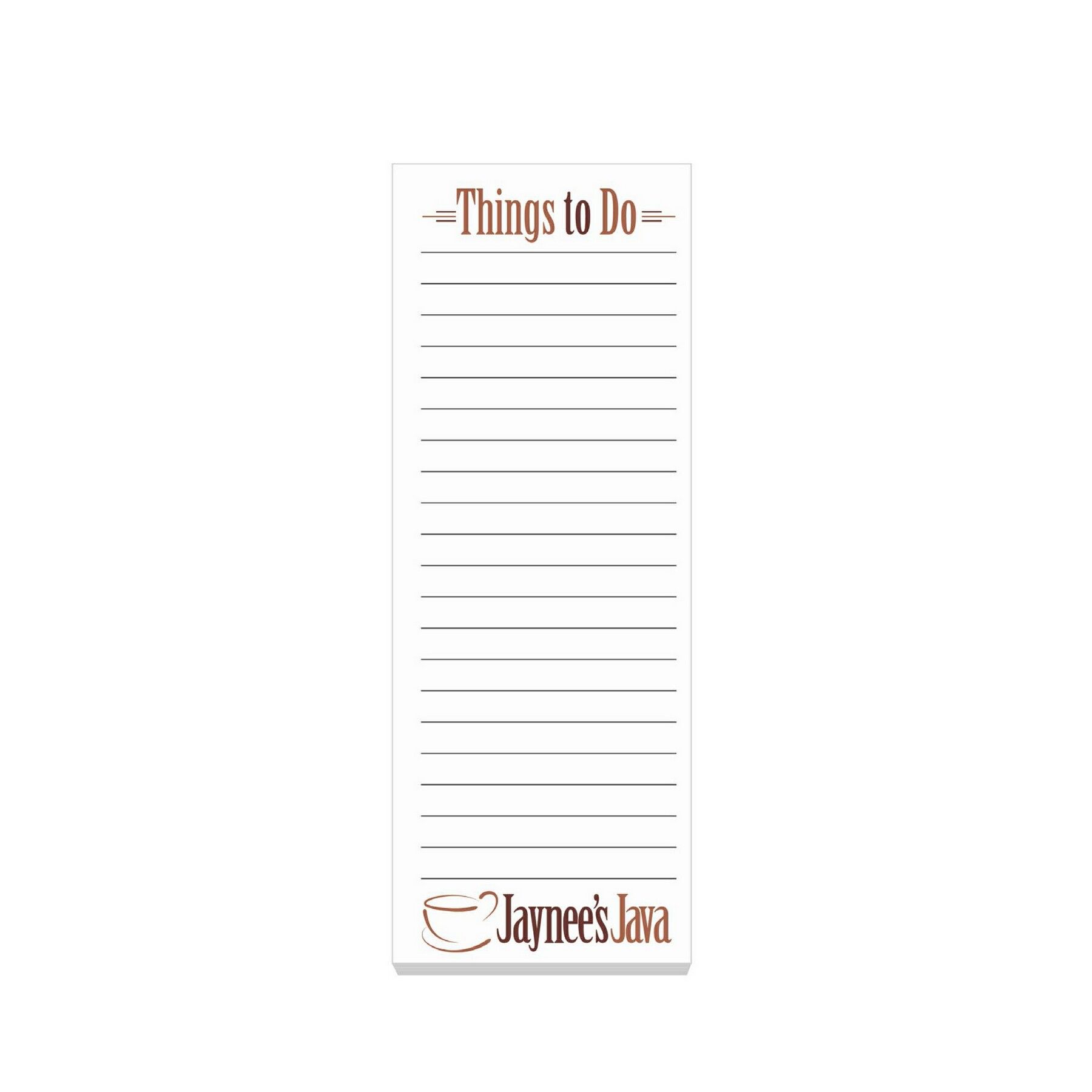 Souvenir® Sticky Note™ 3" x 8" Pad, 50 sheets